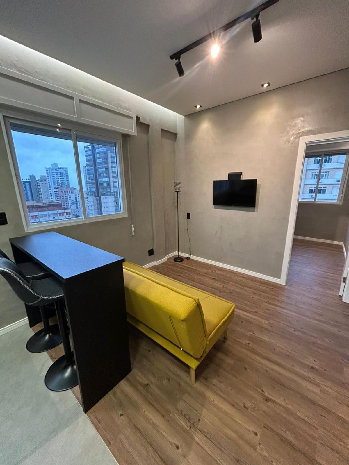 Apartamento Frente A Praia Do Embare Santos ภายนอก รูปภาพ