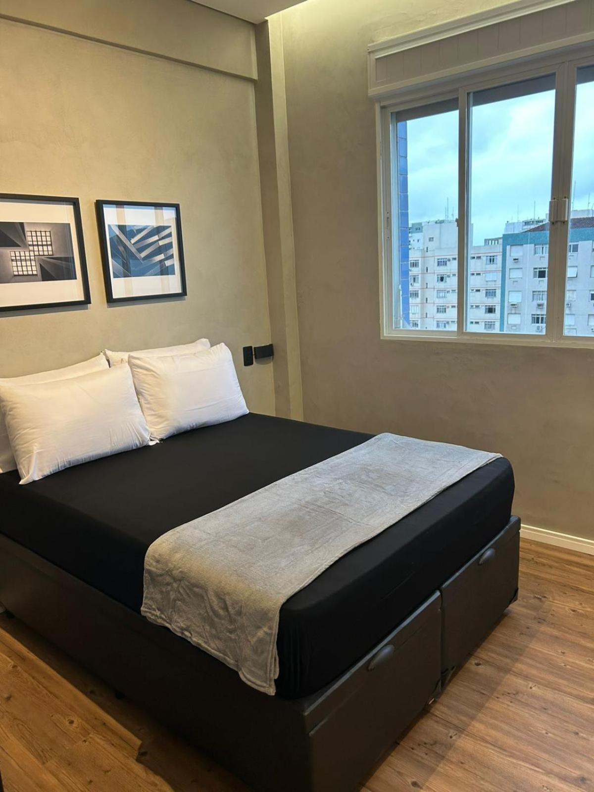 Apartamento Frente A Praia Do Embare Santos ภายนอก รูปภาพ