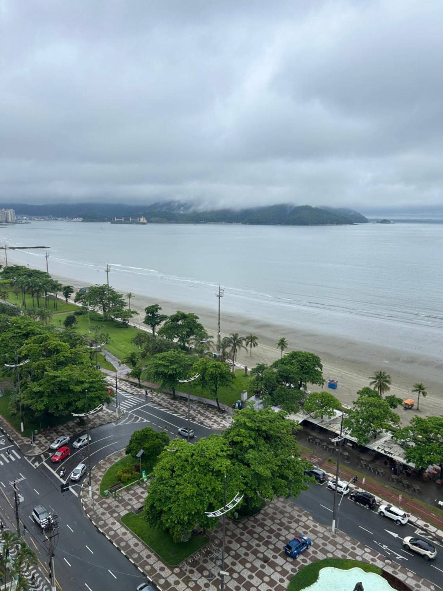 Apartamento Frente A Praia Do Embare Santos ภายนอก รูปภาพ