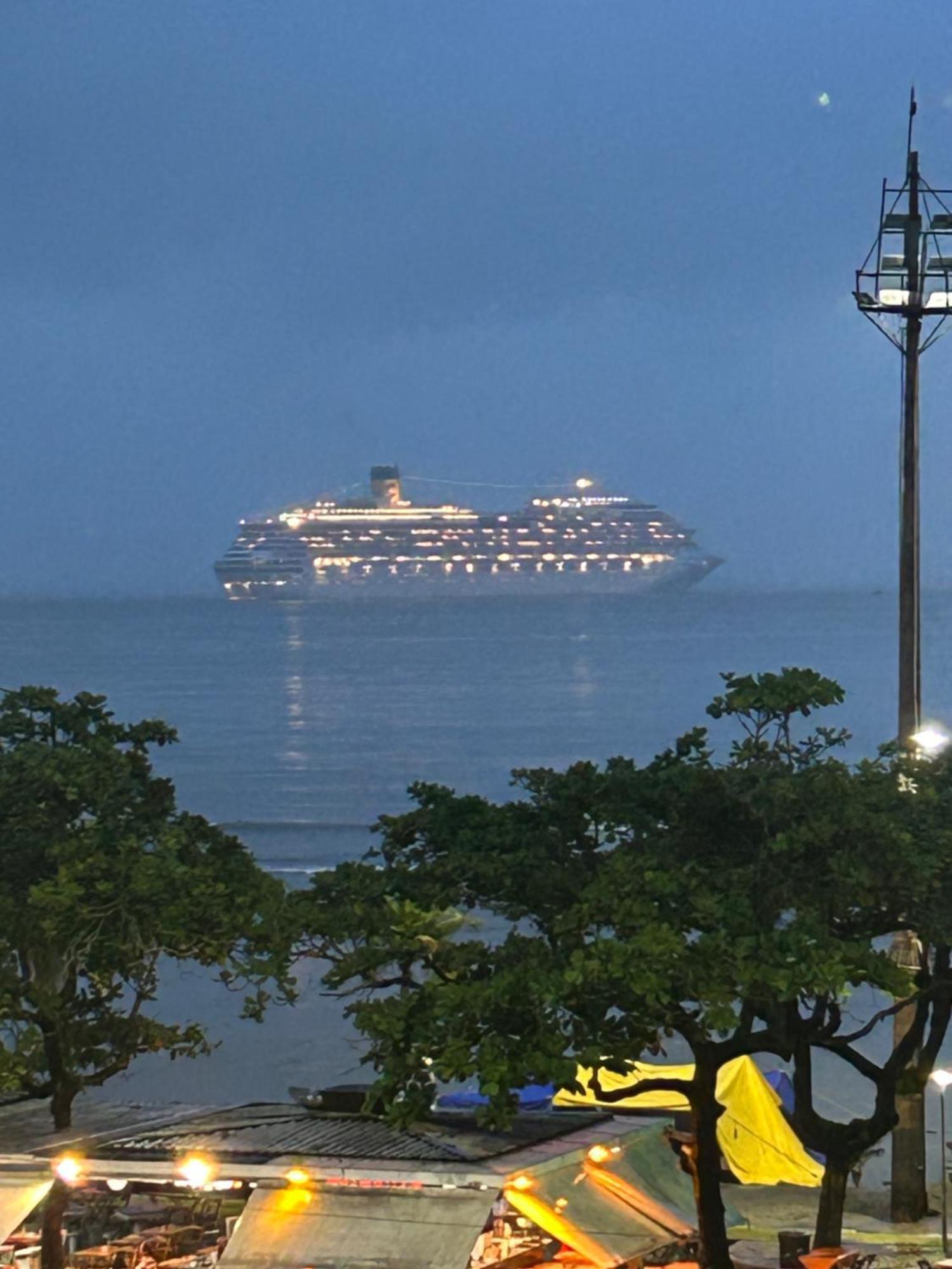 Apartamento Frente A Praia Do Embare Santos ภายนอก รูปภาพ